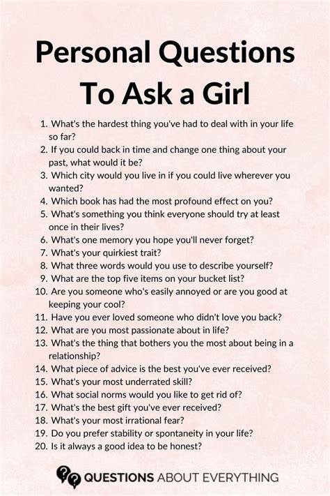 150 questions to ask a girl|260 Questions To Ask a Girl (Funny, Interesting, Deep)